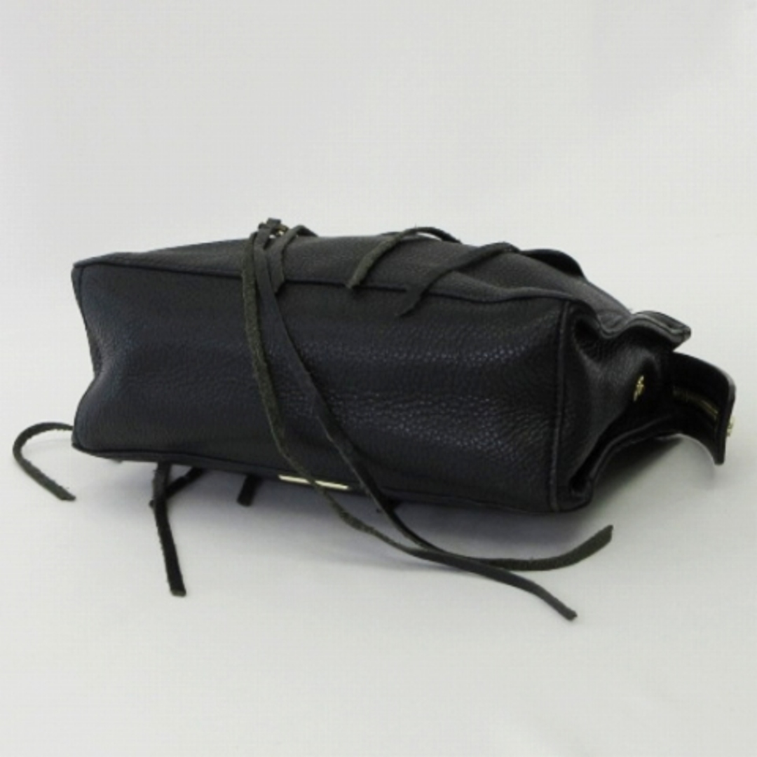 Rebecca Minkoff(レベッカミンコフ)のレベッカミンコフ ショルダーバッグ ハンド 2way 皮革 フリンジ 黒 レディースのバッグ(ショルダーバッグ)の商品写真