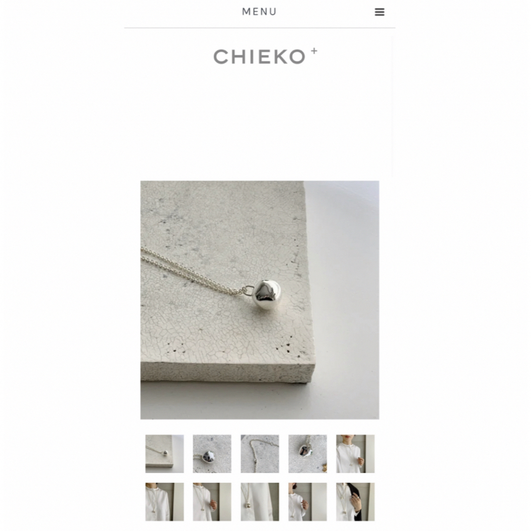 CHIEKO ネックレス レディースのアクセサリー(ネックレス)の商品写真