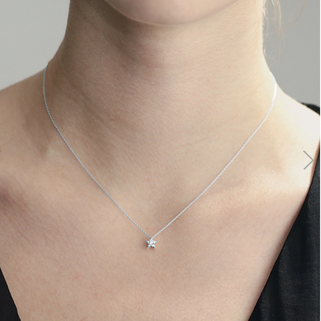STAR JEWELRY - スタージュエリー 星ネックレス 18kの通販 by お STAR JEWELRY - スタージュエリー 星ネックレス 18kの通販 by お