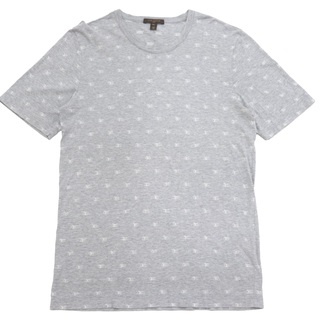 ルイヴィトン(LOUIS VUITTON)のルイ・ヴィトン LVロゴ総柄 半袖Tシャツ メンズ グレー XL LOUIS VUITTON(Tシャツ/カットソー(半袖/袖なし))