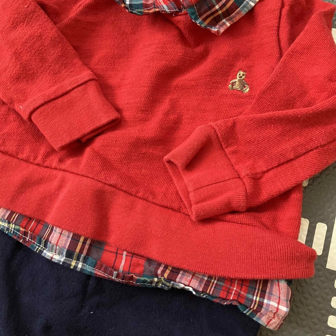 babyGAP(ベビーギャップ)のベビー服 長袖 ロンパース 70 6-12m キッズ/ベビー/マタニティのベビー服(~85cm)(ロンパース)の商品写真