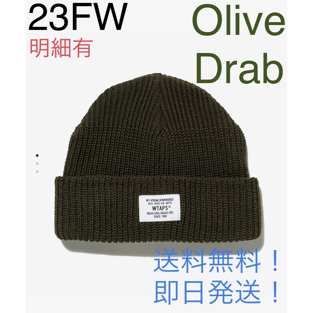 WTAPS BEANIE 03 / BEANIE / ACRYLIC Oliveノースフェイス