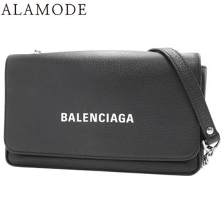 バレンシアガ(Balenciaga)のBALENCIAGA(バレンシアガ) エブリデイ チェーンショルダーバッグ ショルダーバッグ 肩掛け 斜め掛け クラッチ カーフ ブラック黒 シルバー金具 537387 レディース 40802074716【中古】【アラモード】(ショルダーバッグ)