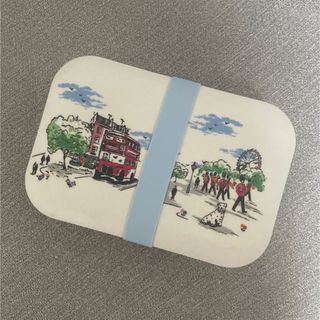 キャスキッドソン(Cath Kidston)のCath Kidston 竹製ランチボックス ロンドンアイコン 弁当箱 小物入れ(弁当用品)