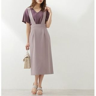 プロポーションボディドレッシング(PROPORTION BODY DRESSING)の【タグ付未使用】PROPORTION♡2wayハイウエストタイトジャンスカ(М)(ひざ丈ワンピース)