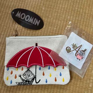 ムーミン(MOOMIN)のムーミン　ミーポーチとワッペンセット(キャラクターグッズ)