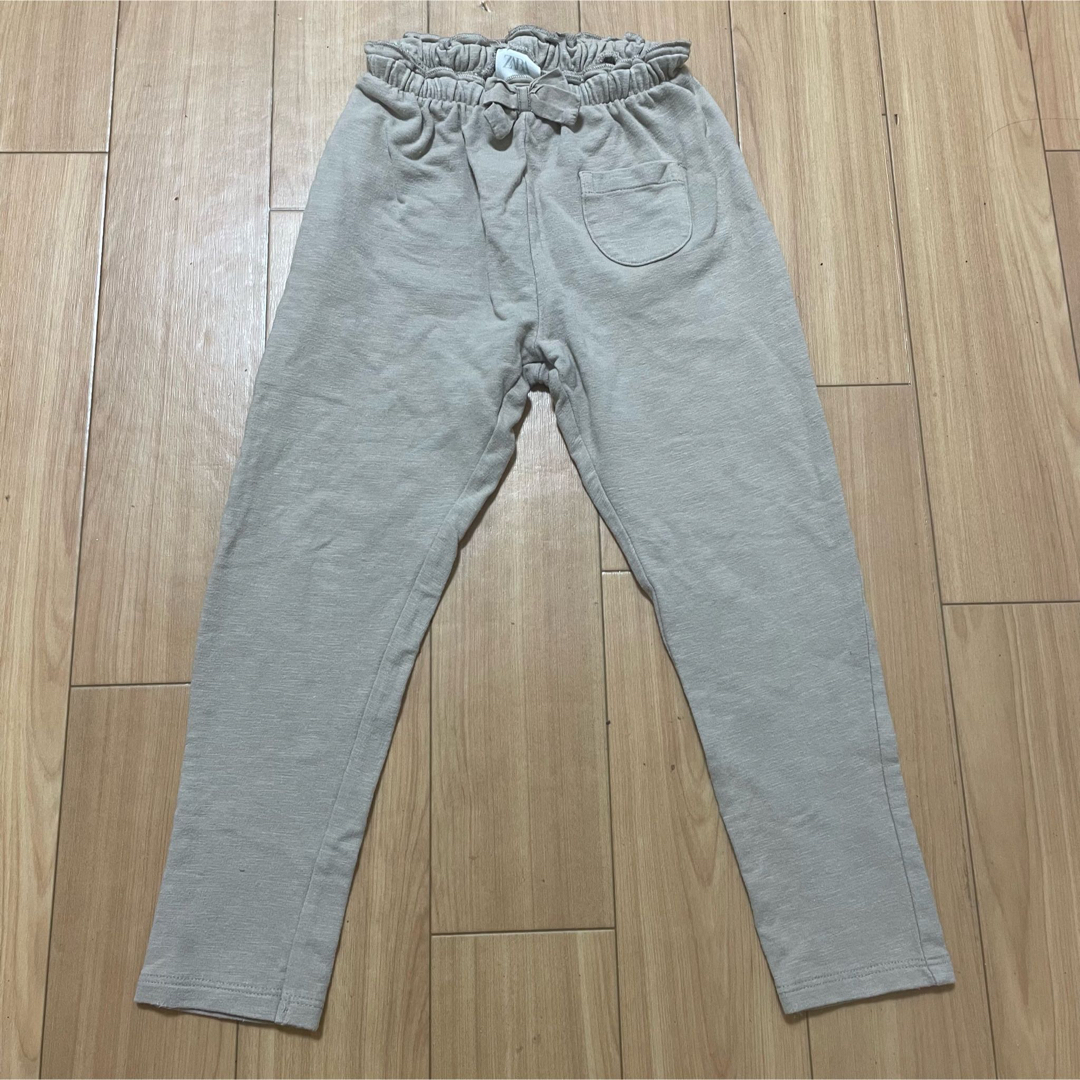 ZARA KIDS(ザラキッズ)のzara baby リボンカットソーパンツ サイズ110 キッズ/ベビー/マタニティのキッズ服女の子用(90cm~)(パンツ/スパッツ)の商品写真