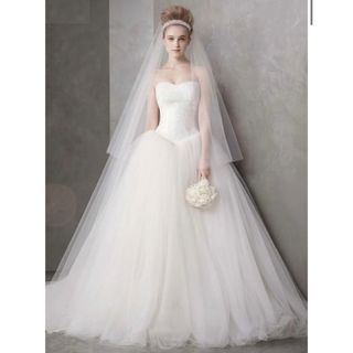 white by verawang vw351135 レースバレリーナ　US2(ウェディングドレス)