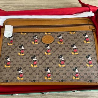 グッチ(Gucci)のミッキー✖️GUCCIクラッチバッグ(クラッチバッグ)