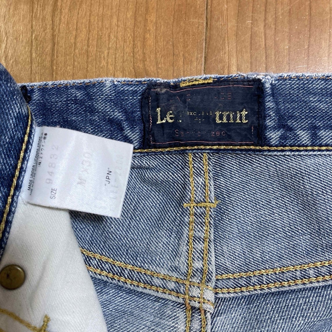 TMT×LEE コラボ パッチワーク ダメージ加工 デニム Mサイズ