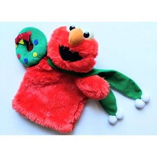 セサミストリート(SESAME STREET)のセサミストリート エルモ クリスマス ハンドパペット 指人形 インテリア(キャラクターグッズ)