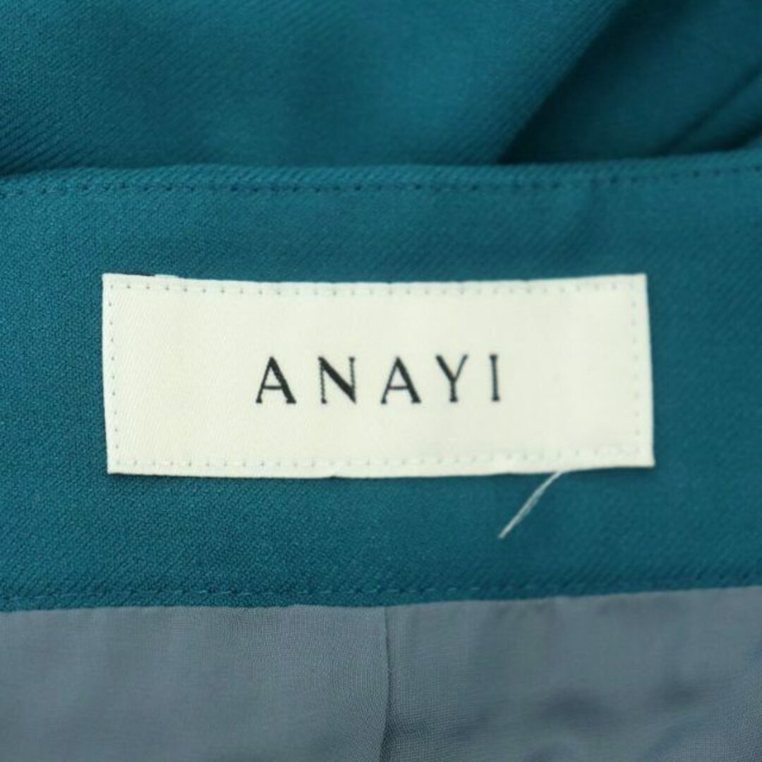 ANAYI(アナイ)のアナイ 21AW ストレッチツイルセミワイドパンツ ジッパーフライ 36 レディースのパンツ(その他)の商品写真