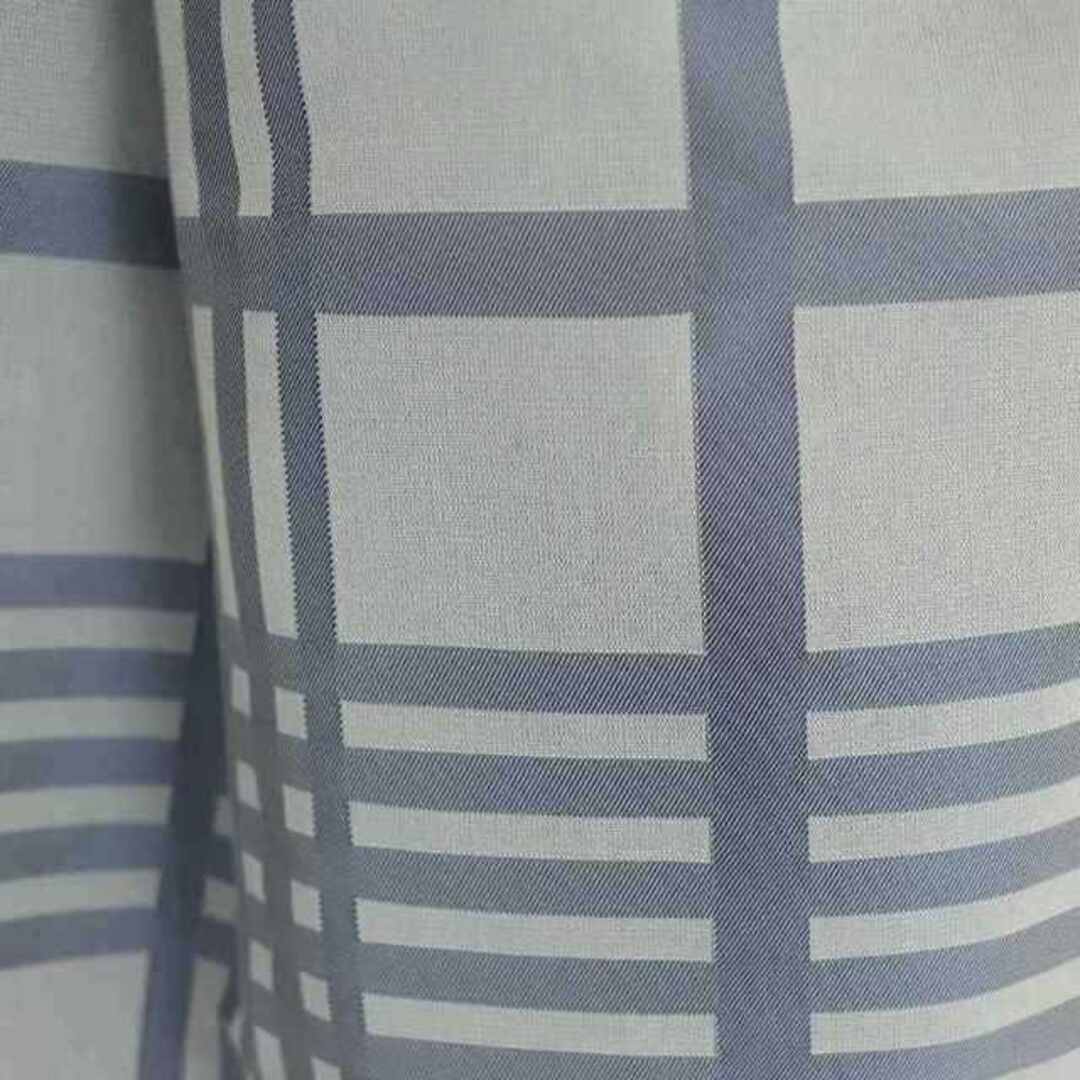 ナラカミーチェ NARA CAMICIE フレアスカート 膝丈 チェック 0 青 レディースのスカート(ミニスカート)の商品写真