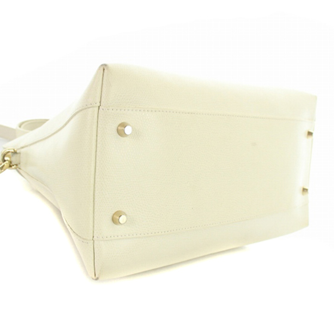 Furla(フルラ)のフルラ パイパー ショルダーバッグ ハンドバッグ 2way レザー 白 レディースのバッグ(ショルダーバッグ)の商品写真