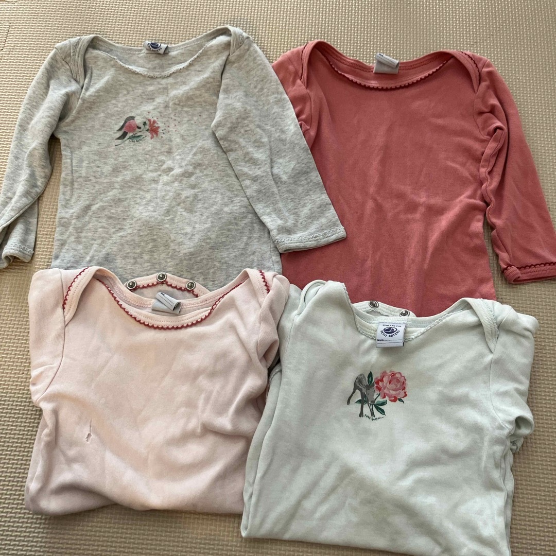 PETIT BATEAU(プチバトー)のプチバトー　肌着　長袖ボディ　 キッズ/ベビー/マタニティのベビー服(~85cm)(肌着/下着)の商品写真