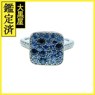 JEWELRY　リング　K18　サファイヤ　ダイヤモンド　12号【205】(リング(指輪))