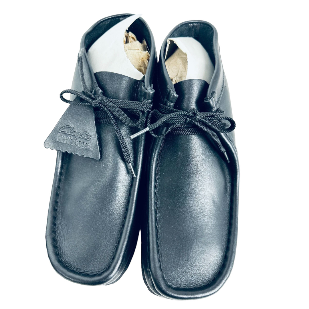 Clarks Wallabee メンズ ワラビー ブラックレザー 表革clarkswallabees