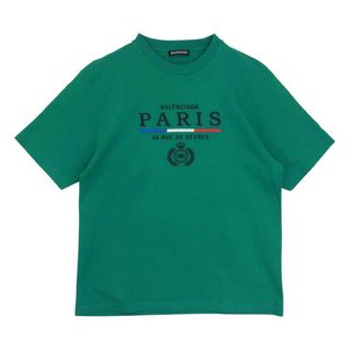 BALENCIAGA バレンシアガ Tシャツ・カットソー 46(XL位) 緑