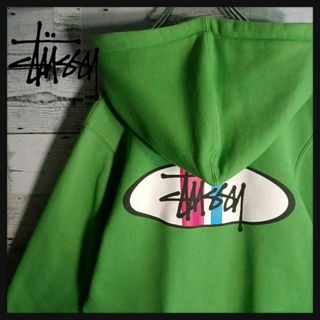 ステューシー プルオーバー パーカー(メンズ)(レッド/赤色系)の通販