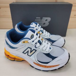 ニューバランス(New Balance)のニューバランス M2002RLA ホワイト/ネイビー 22.5㎝(スニーカー)