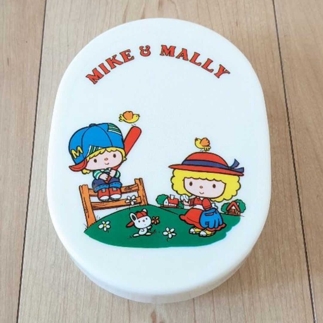 昭和レトロ　レトロ　昭和　ランチボックス　弁当箱　ケース　MIKE＆MALLY インテリア/住まい/日用品のキッチン/食器(弁当用品)の商品写真