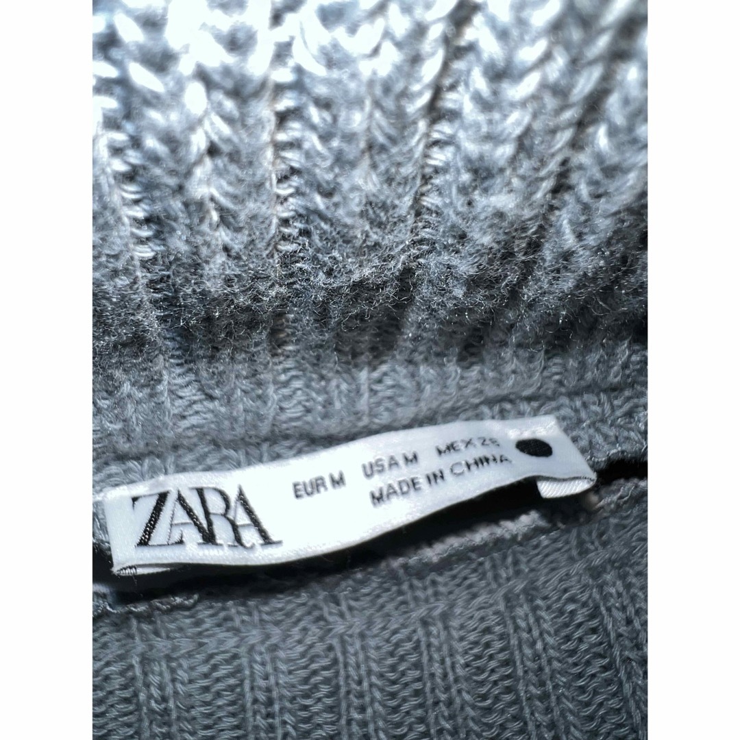 ZARA(ザラ)のZARA ザラ ニットベスト付きシャツ レイヤード レディースのトップス(シャツ/ブラウス(長袖/七分))の商品写真