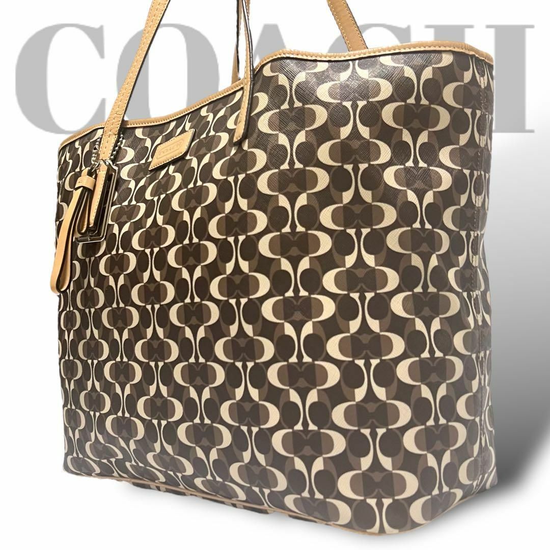 COACH - 美品 コーチ 2way トートバッグ ショルダーバッグ A4