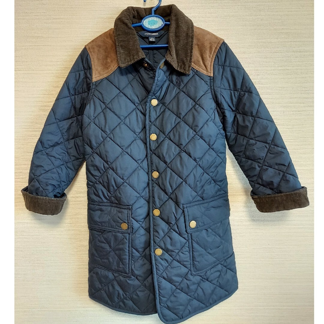 Ralph Lauren(ラルフローレン)のRalph Laurenキルティングコート130 キッズ/ベビー/マタニティのキッズ服女の子用(90cm~)(ジャケット/上着)の商品写真