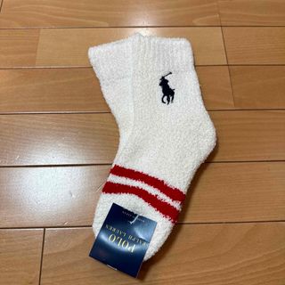 ポロラルフローレン(POLO RALPH LAUREN)の新品　ポロラルフローレン　レディース　ルームソックス　ビックポニー刺繍入り(ソックス)