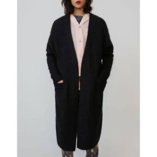 アクネストゥディオズ(Acne Studios)のAcne Studios完売品のモヘヤカーディガン　黒(ニット/セーター)