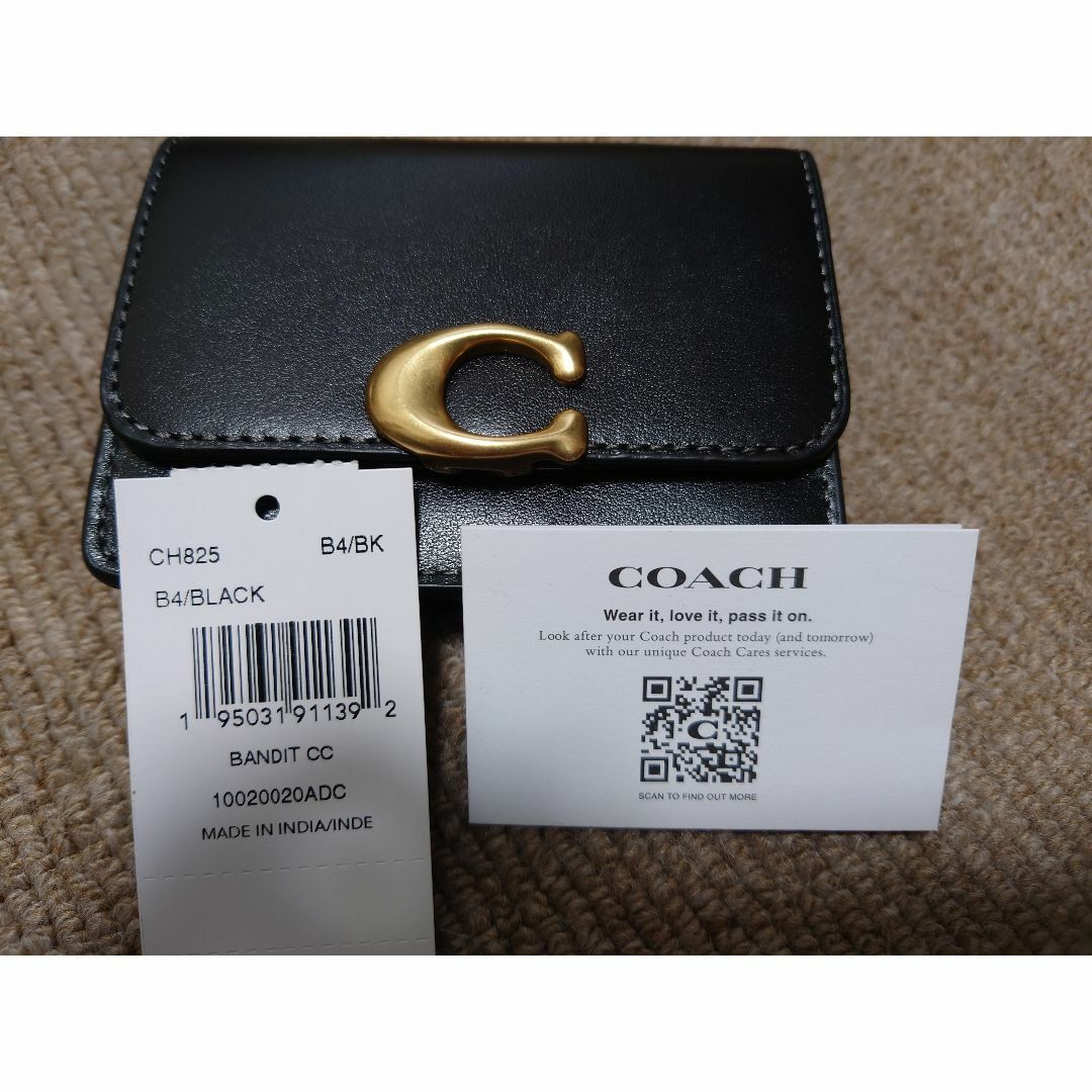 COACH コーチ　バンディット カード ケース　新品