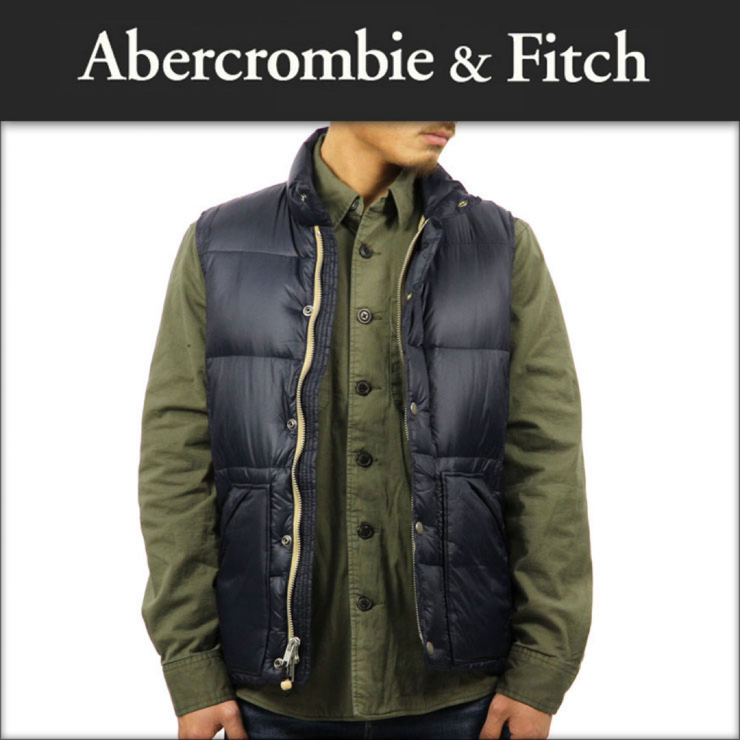 Abercrombie&Fitch - アバクロ ダウンベストの通販 by コータ's shop