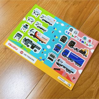 いすず　とれたんず　ステッカー(キャラクターグッズ)