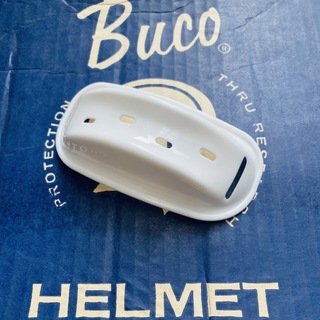 チンカップ 白 Buco Bell ビートル ビンテージ ハーフヘルメットなどに(ヘルメット/シールド)