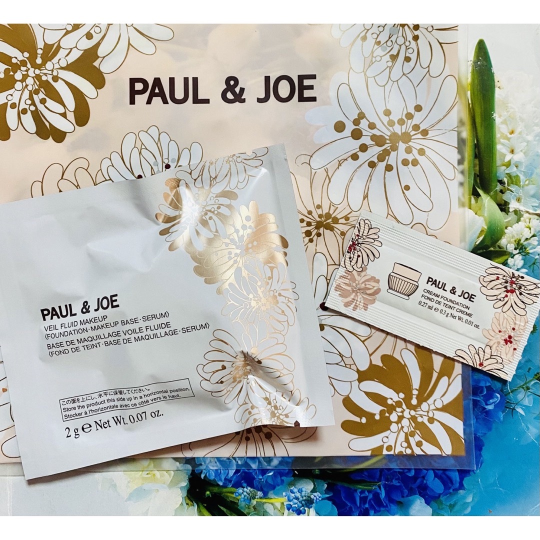 PAUL & JOE(ポールアンドジョー)のポール&ジョー　Paul＆JOE ファンデーション　2種類　サンプル コスメ/美容のキット/セット(サンプル/トライアルキット)の商品写真