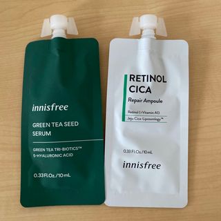 イニスフリー(Innisfree)のイニスフリー　レチノールシカリペアセラム　韓国コスメ　未開封グリーンティーシード(美容液)