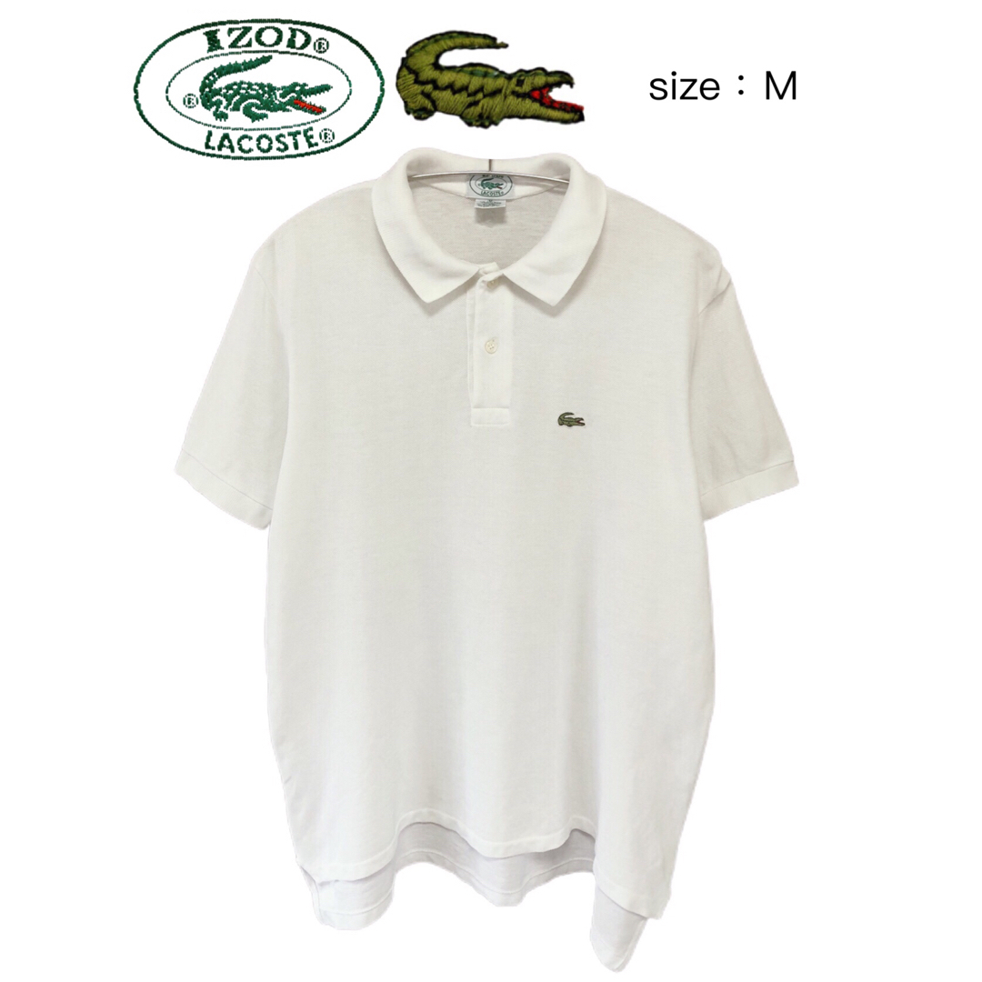 IZOD LACOSTE 80-90年代前期タグ ポロシャツ M 白 USA古着 | フリマアプリ ラクマ IZOD LACOSTE 80-90年代前期タグ ポロシャツ M 白 USA古着 | フリマアプリ ラクマ
