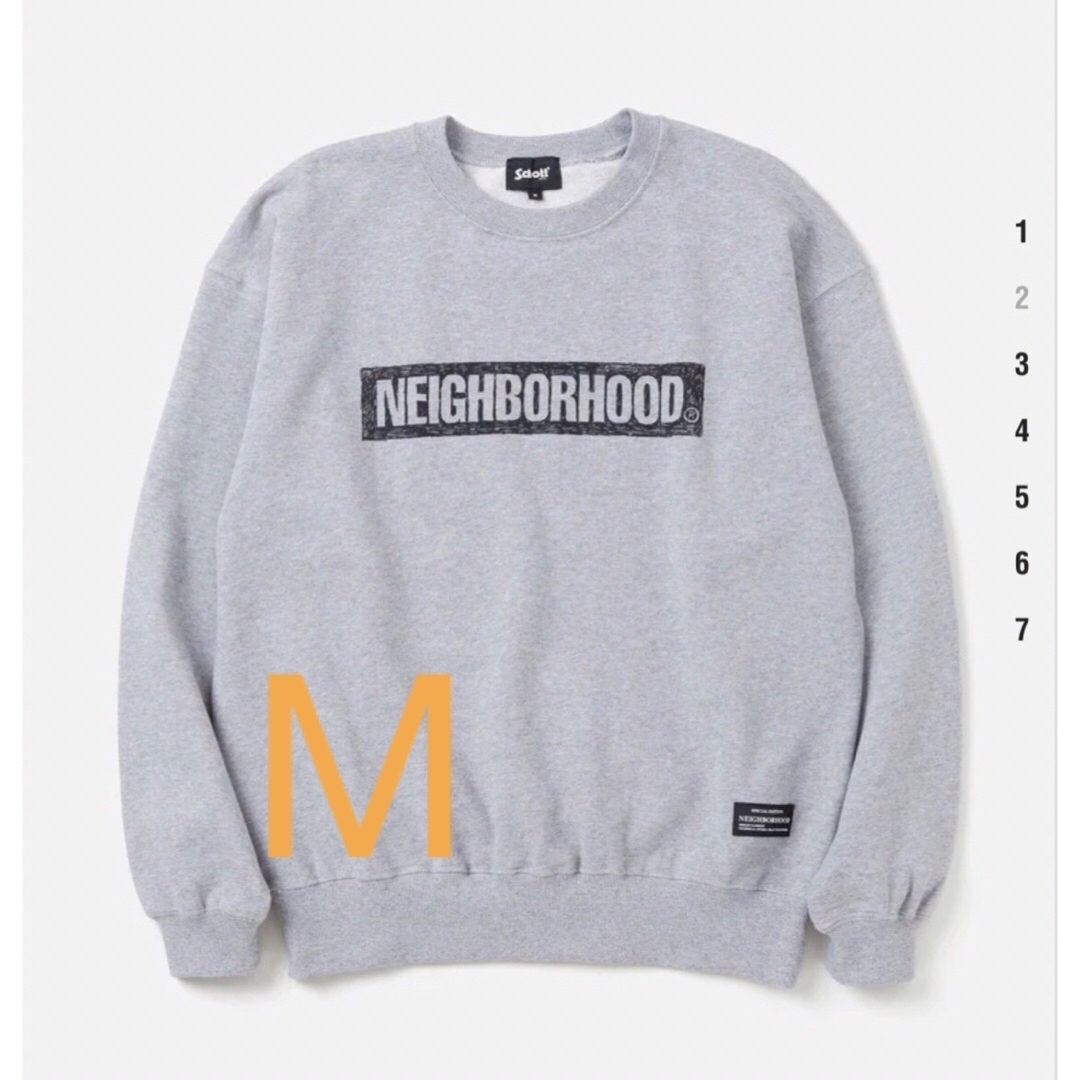 スウェットNEIGHBORHOOD × Schott グレー スウェット