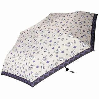 アナスイ(ANNA SUI)の【新品タグ付き】アナスイ シナモロールコラボ 晴雨兼用折り畳み傘 ベージュ(傘)