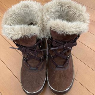 ソレル(SOREL)のソレル　SOREL  ハーフブーツ　スノーブーツ　サイズUSA6  茶色　暖かい(ブーツ)