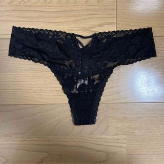 ヴィクトリアズシークレット(Victoria's Secret)のvictria's secret 下着　パンツ　tバック　黒　レース(ショーツ)