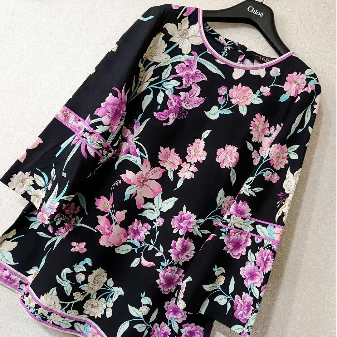 LEONARD - 超美品♡レオナール♡大きいサイズチュニック レリアン