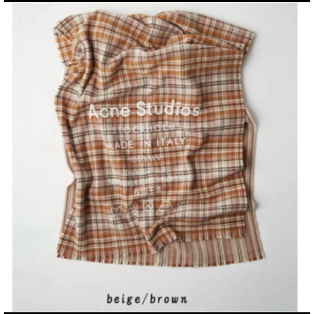 BEAUTY&YOUTH UNITED ARROWS(ビューティアンドユースユナイテッドアローズ)のアクネ　acnestudios ストール レディースのファッション小物(ストール/パシュミナ)の商品写真