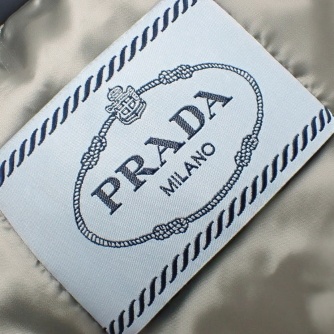 新品 PRADA ダウンベスト ネイビー