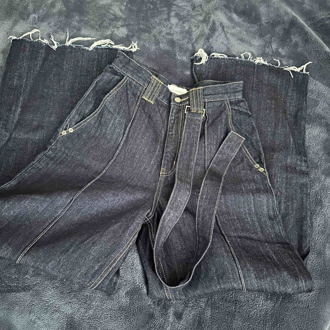 SALE MIELI Pintuck Semiwide Jeans