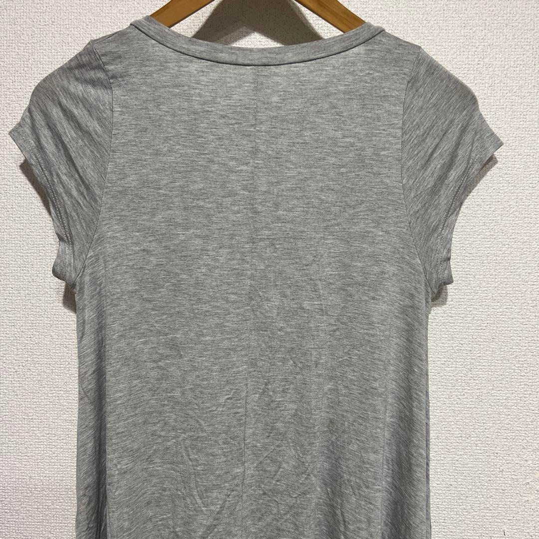 Lani California ラニ 変形Tシャツ グレー　トップス レディースのトップス(Tシャツ(半袖/袖なし))の商品写真