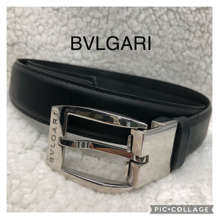 ブルガリ(BVLGARI)の美品　BVLGARI ブルガリ　メンズレザーベルト(ベルト)