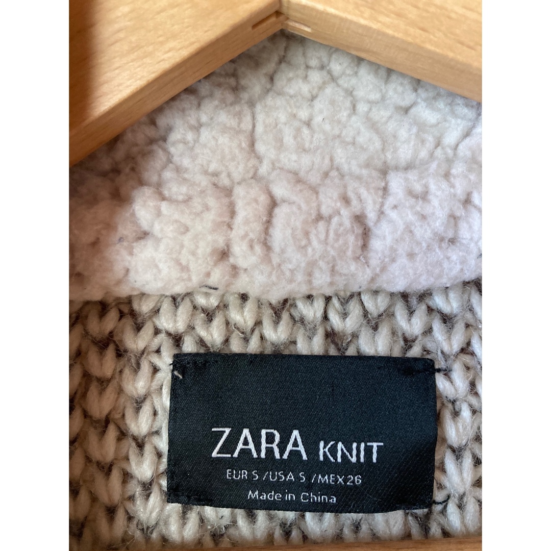 ZARA(ザラ)のZARA ニットコート レディースのジャケット/アウター(ニットコート)の商品写真