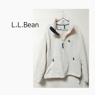 エルエルビーン(L.L.Bean)のL.L.Bean フリース プルオーバー フード無し メンズ アイボリー 白系(その他)