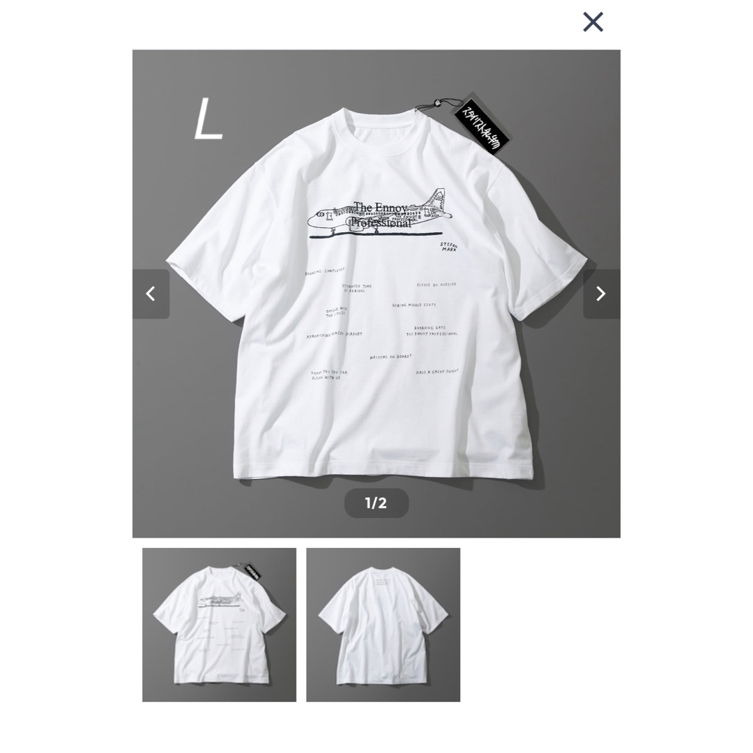 Ennoy Stefan Marx T-SHIRT L Ennoy Stefan Marx T-SHIRT L